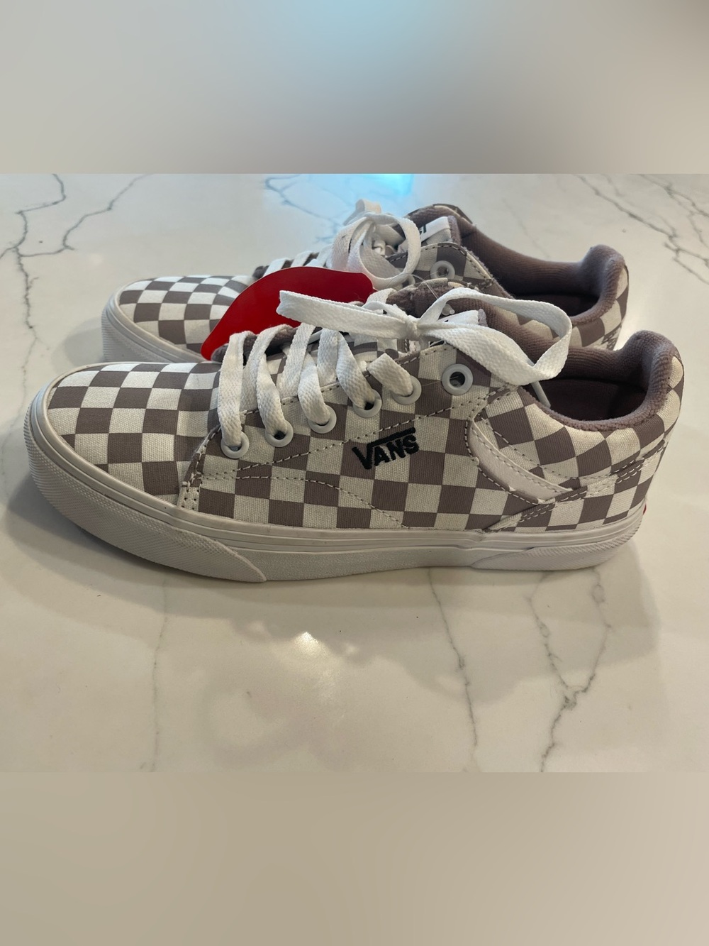 Vans Seldan Checkerboard Canvas Sneakers - Picture 3 of 8